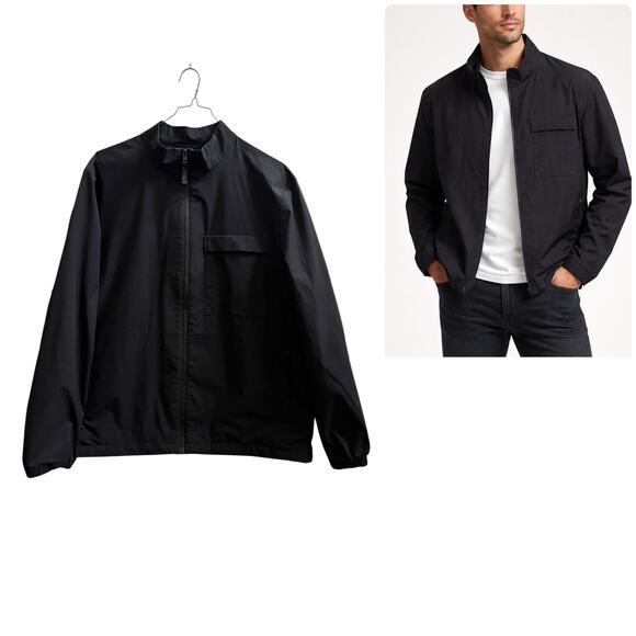 Banana Republic Other - Banana Republic Men’s  Black Motion Tech Zip Pockets Zip Up Jacket XL #672369